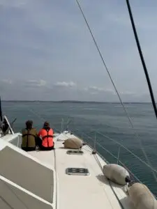 English channel sailing ferry crossing