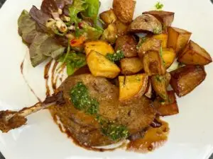 St Emilion duck lunch