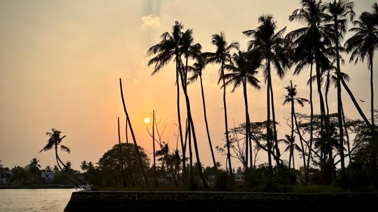 kerala sunset fort kochi