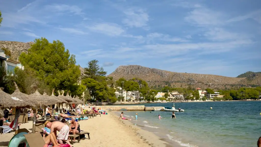 pollenca mallorca seaside